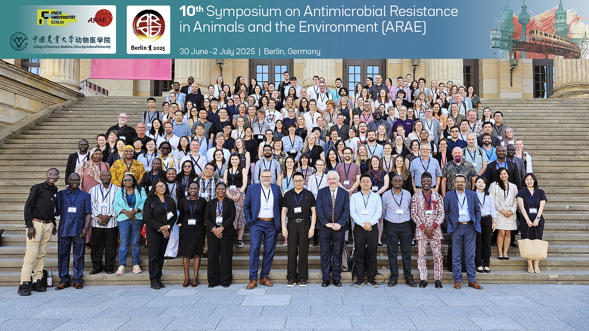 10th Symposium on Antimicrobial Resistance in Animals and the Environment (ARAE 2025), Berlin, Germany